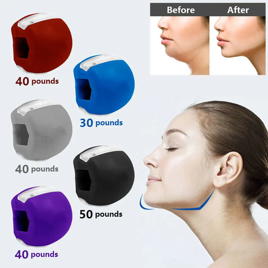 Gel Jaw Line Exercise Training Ball