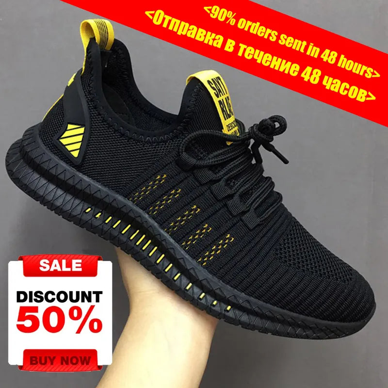 Lightweight Men's Anti-slip Running Breathable Outdoor Shoes