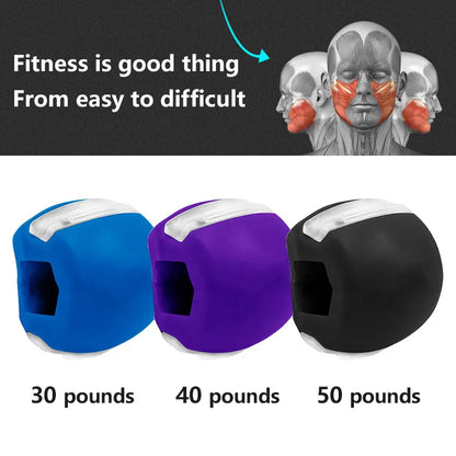 Gel Jaw Line Exercise Training Ball