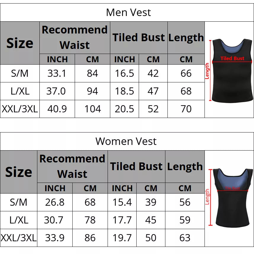 Neoprene Sweat Sauna Vest