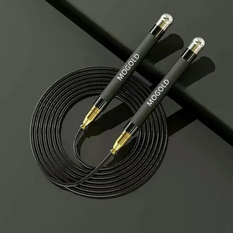 Professional racing steel wire jump rope