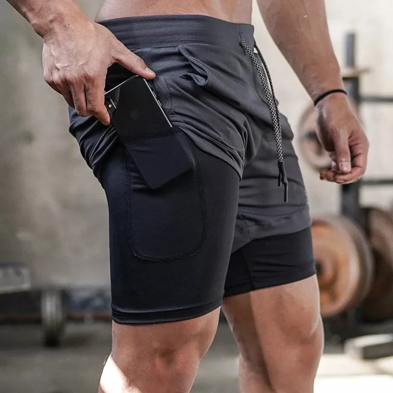 Men Camo Running Shorts