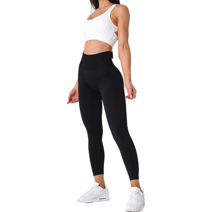 Solid Seamless Yoga Soft Leggings