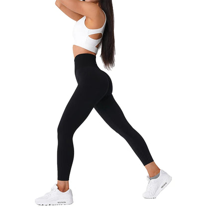 Solid Seamless Yoga Soft Leggings